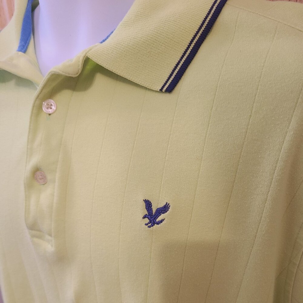 Lyle & Scott Polo Shirt โ Soft Lime Green โ Size M โ 100% Combed Cotton - Picture 2 of 6